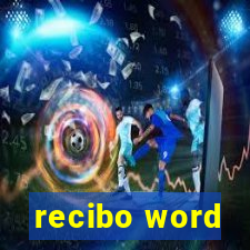 recibo word